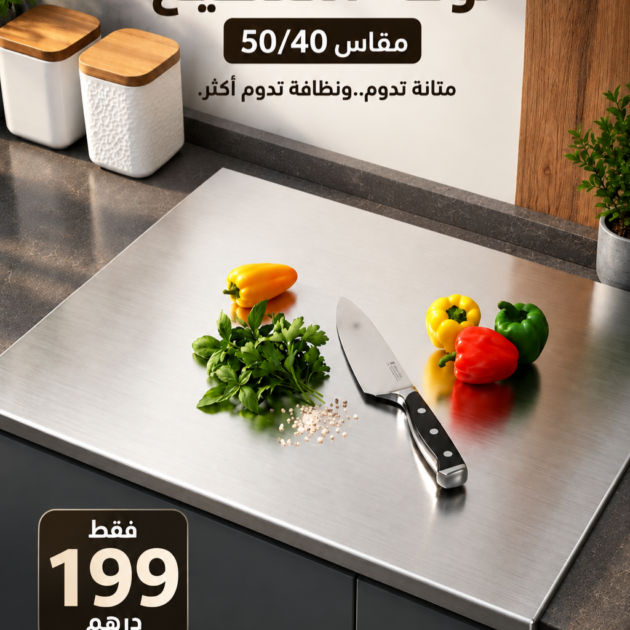 لوحة تقطيع inox 304l الحجم الكبير (copy)